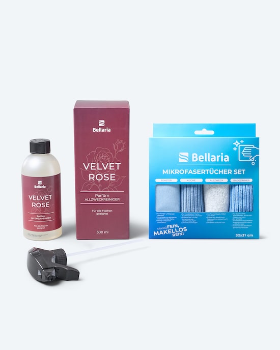 Produktabbildung für Parfüm-Reiniger + Mikrofasertücher, 5tlg.