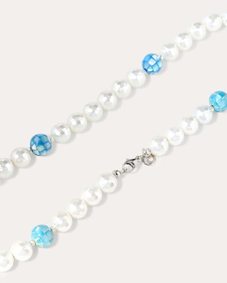 Produktabbildung 3 für Collier mit Perlmutt & Aragonit