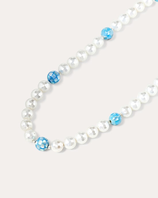 Produktabbildung für Collier mit Perlmutt & Aragonit