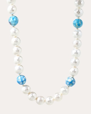 Produktabbildung 2 für Collier mit Perlmutt & Aragonit