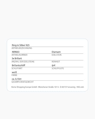 Produktabbildung 2 für Brillantring 0,10 ct