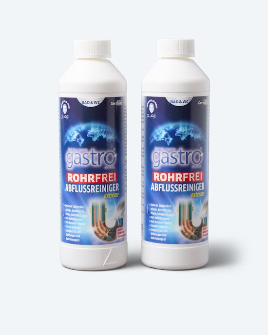 Produktabbildung für Gastro RohrFrei Xtreme-Abflussreiniger, 3x 500 ml