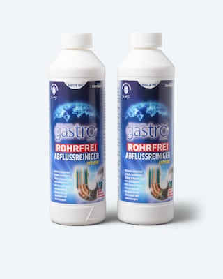 Produktabbildung 1 für Gastro RohrFrei Xtreme-Abflussreiniger, 3x 500 ml