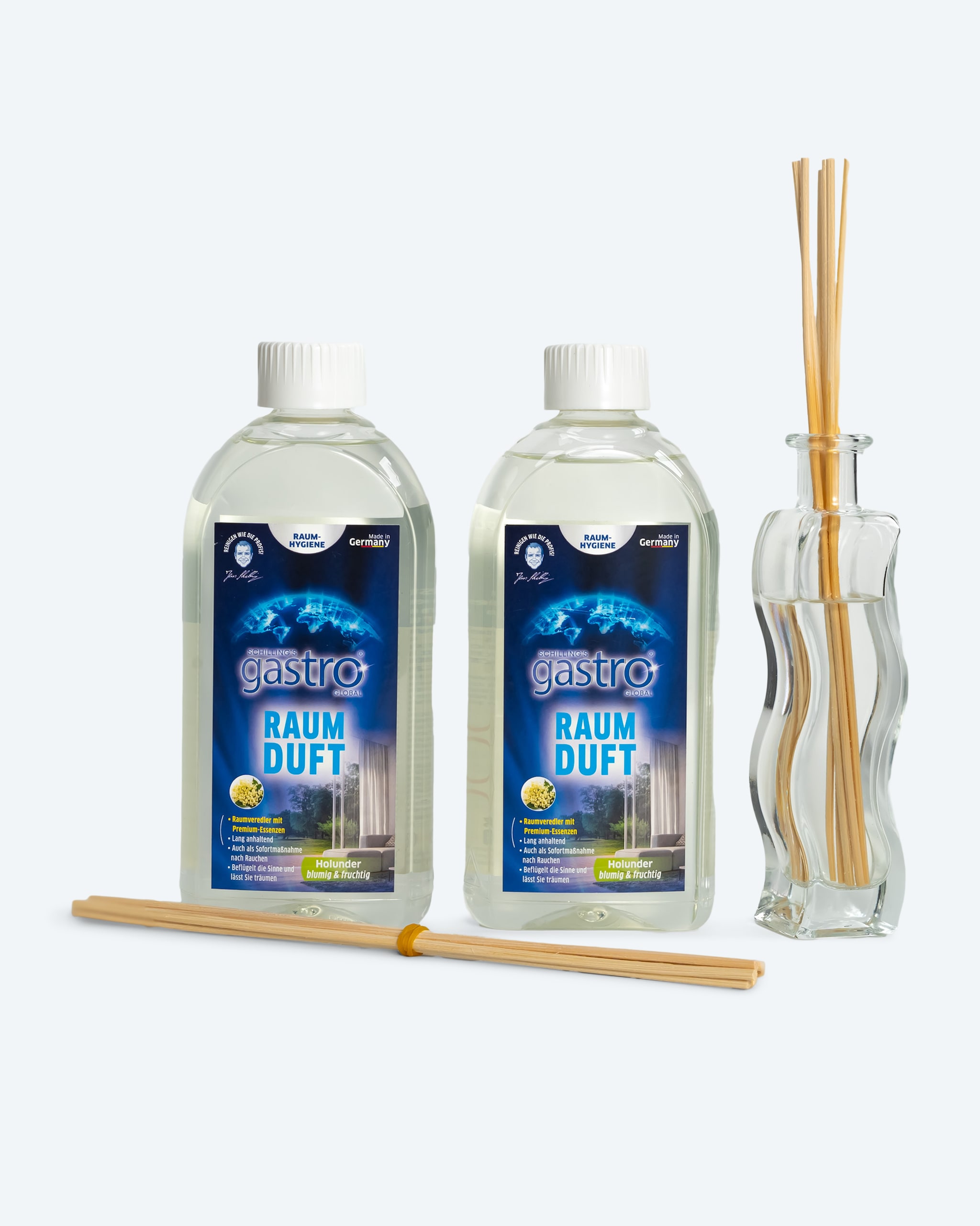 Produktabbildung für Raumduft mit Glasflacon, 2x 500 ml
