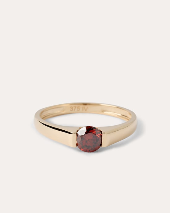 Produktabbildung für Ring mit rotem Diamant 0,50 ct