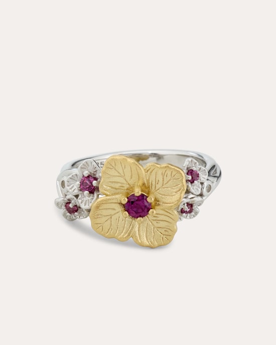 Produktabbildung für Ring mit Rhodolith