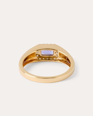 Produktabbildung 4 für Ring mit Tansanit AAA+ und Zirkon