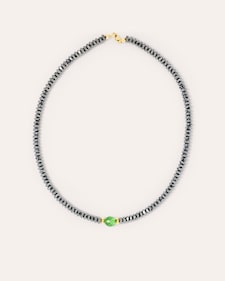 Produktabbildung für Collier mit Hämatit & Bernstein