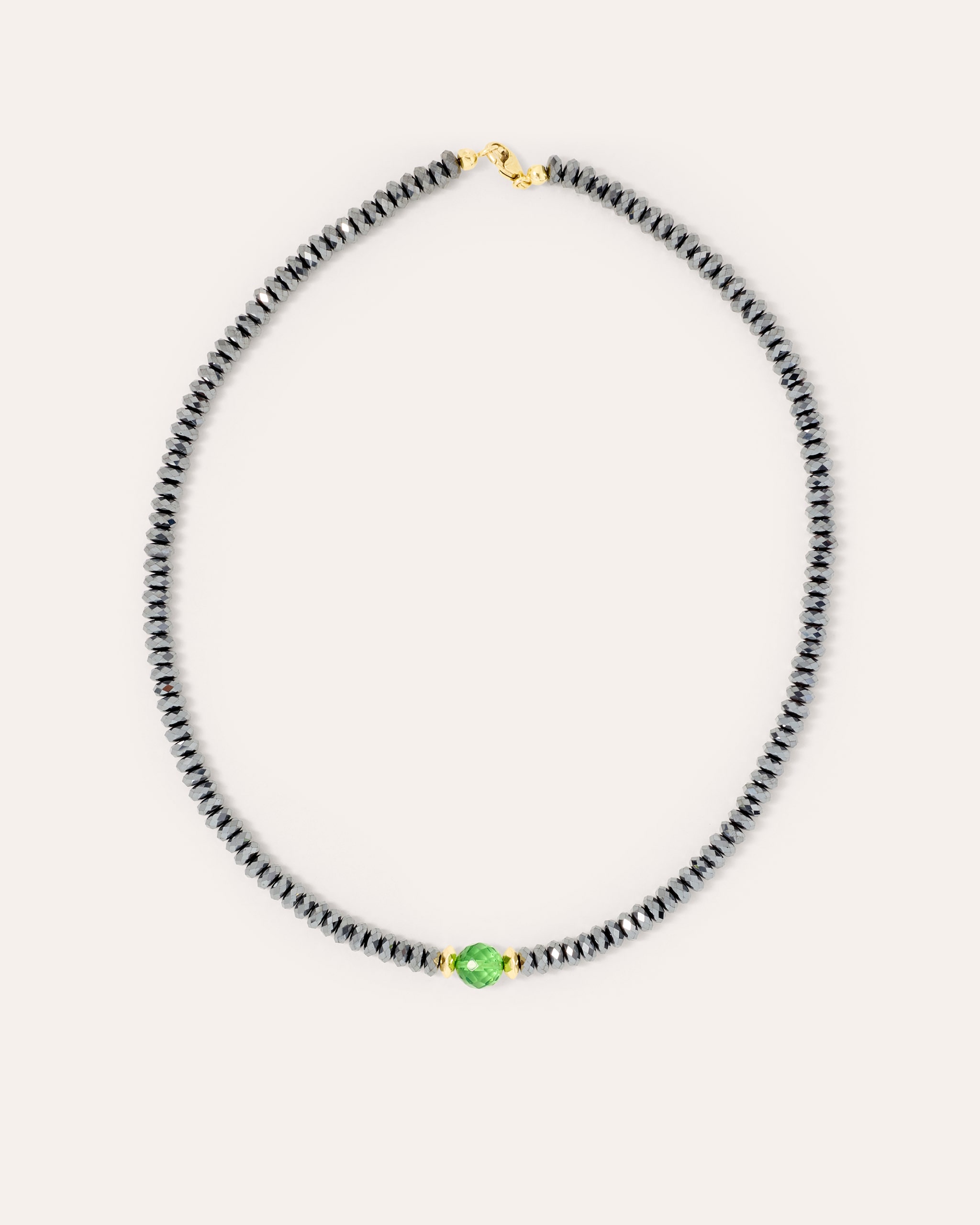 Produktabbildung für Collier mit Hämatit & Bernstein