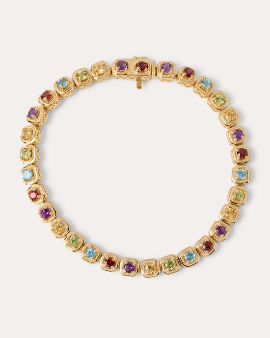 Produktabbildung für Armband mit Multi-Edelsteinen