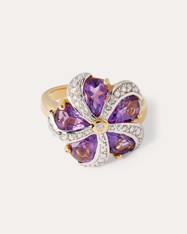 Ring mit Amethyst