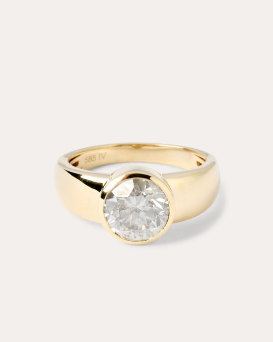 Produktabbildung für Ring mit Champagner-Diamant ca. 2,00 ct