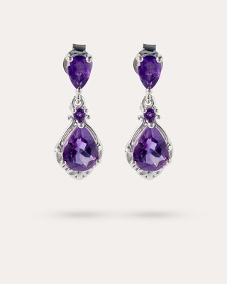 Produktabbildung 1 für Ohrhänger mit Amethyst