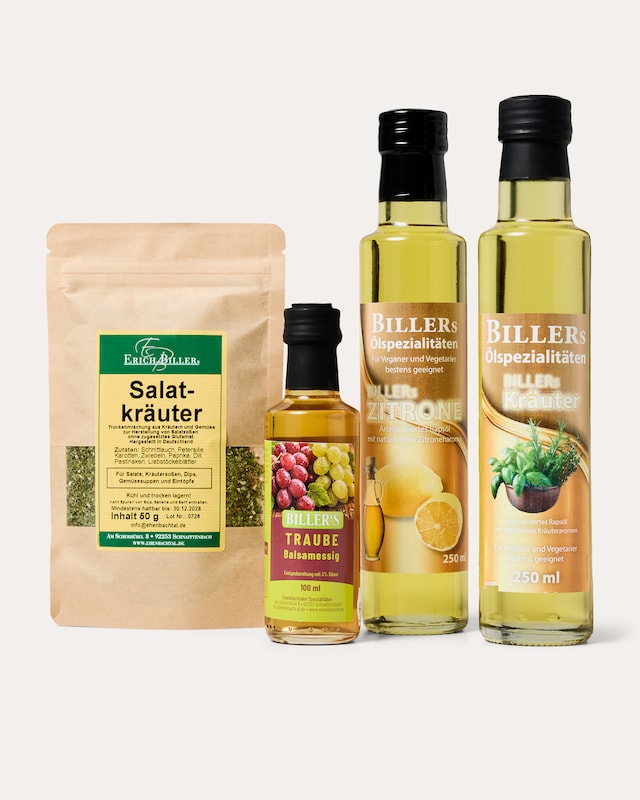 Öl- und Essig-Set, 4tlg.