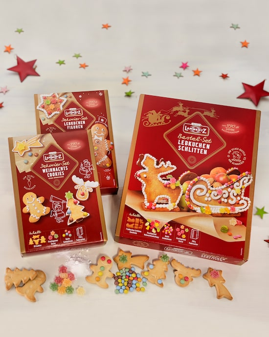 Produktabbildung für Lebkuchenfiguren, 3er-Set
