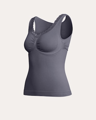 Produktabbildung 1 für Denim Leichttop Spitzenausschnitt