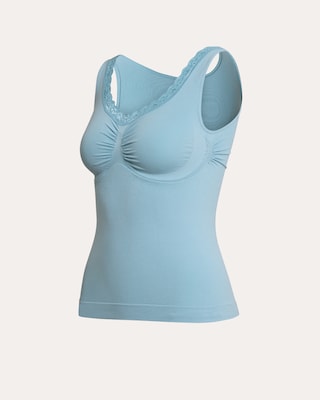 Produktabbildung 3 für Denim Leichttop Spitzenausschnitt