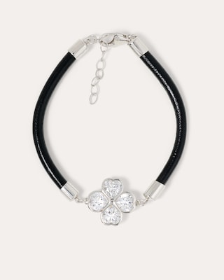 Produktabbildung 2 für Lederarmband mit Zirkonia
