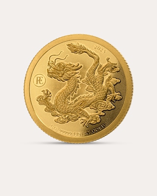 Produktabbildung 3 für Goldmünze Chinese Dragon 2025
