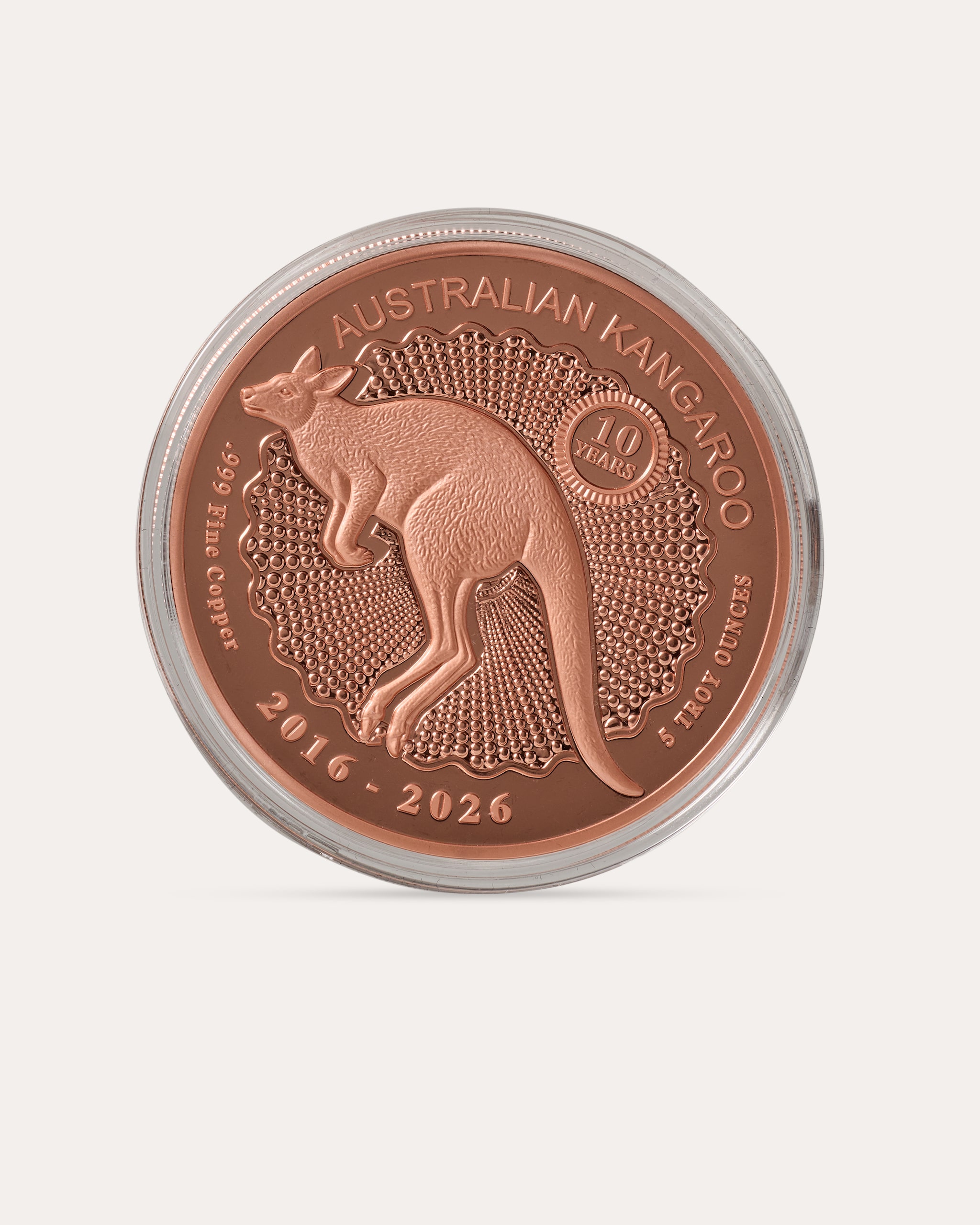 Produktabbildung für Kupfermünze Giant Copper 10 Jahre Australian Kangaroo