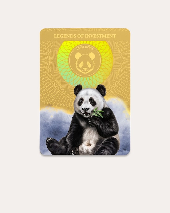 Produktabbildung für Goldmünzbarren Panda 2025