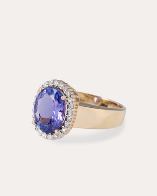 Produktabbildung 3 für Ring mit Tansanit AAAAA und Brillanten
