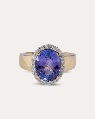 Produktabbildung 2 für Ring mit Tansanit AAAAA und Brillanten