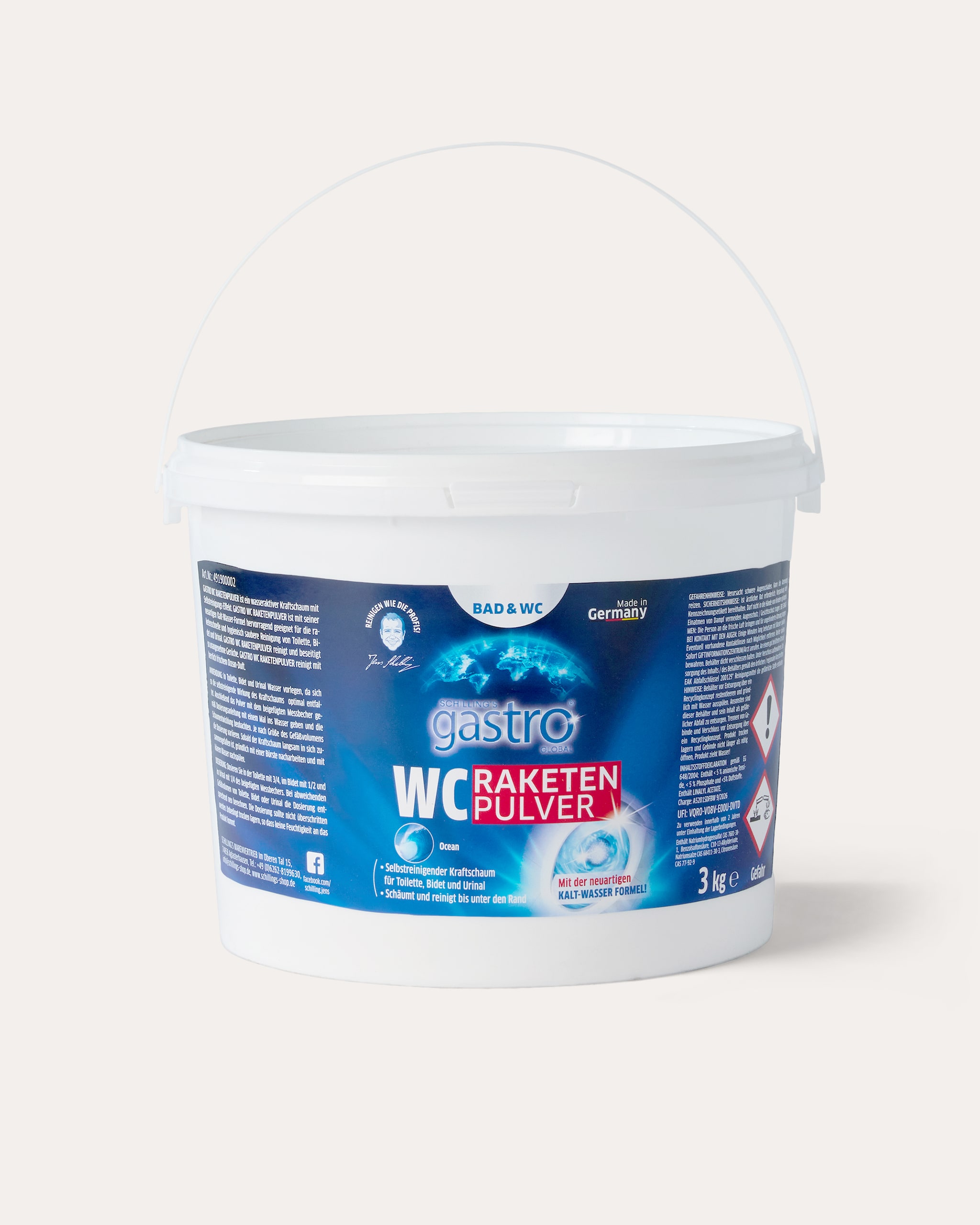Produktabbildung für WC Raketenpulver, 3 kg