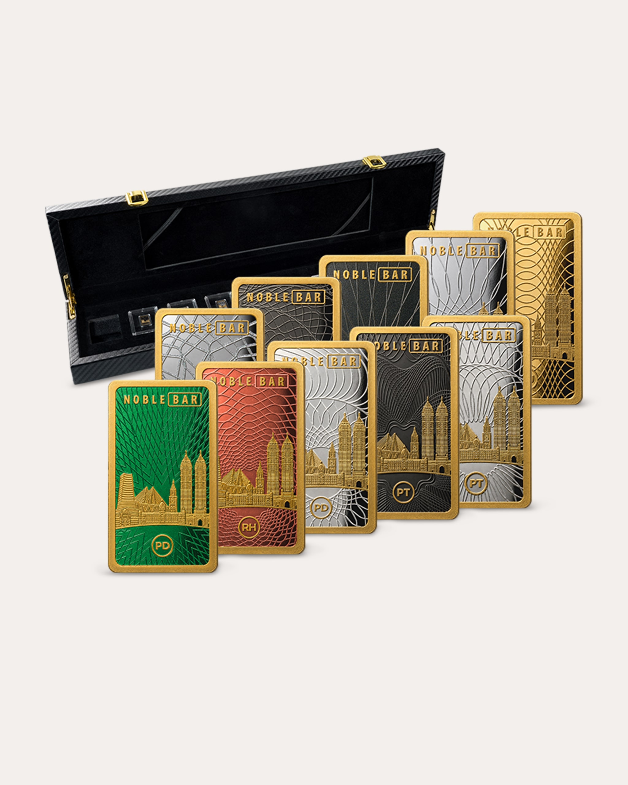 Produktabbildung für Goldmünzbarren Nobel Bar Collection Bombay 2026, 10tlg.