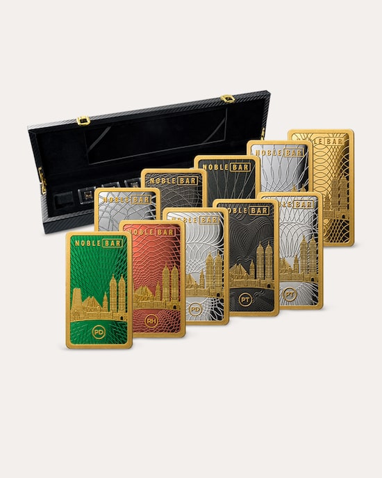 Produktabbildung für Goldmünzbarren Nobel Bar Collection Bombay 2026, 10tlg.