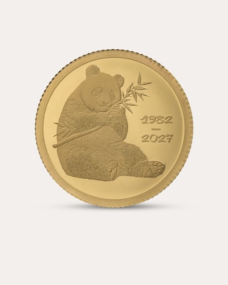 Produktabbildung 1 für Gedenkbrief 45 Jahre Goldpanda 1982-2027