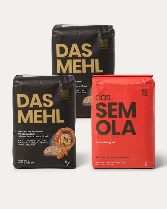 Produktabbildung für DAS MEHL Set für Pizza, 3 kg