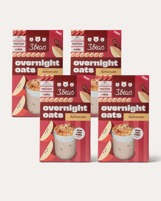 Overnight Oats Apfelstrudel, 4x 400 g