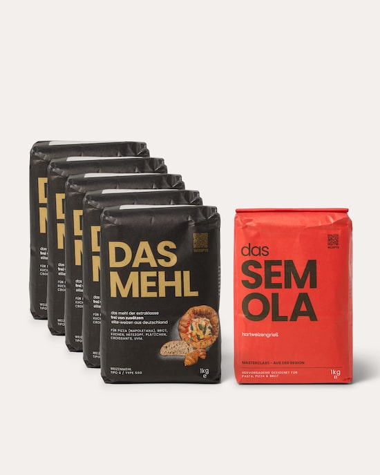 Produktabbildung für DAS MEHL Set für Pizza, 6 kg