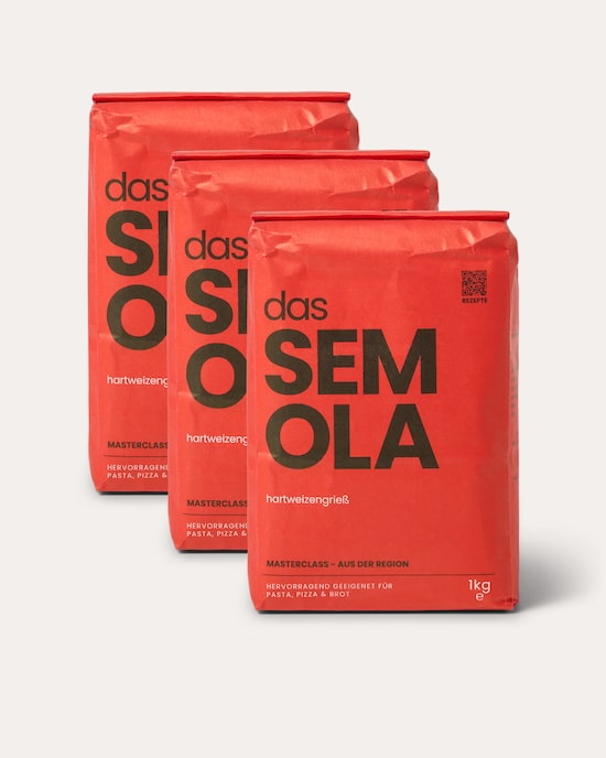 Produktabbildung für DAS SEMOLA, 3x 1 kg