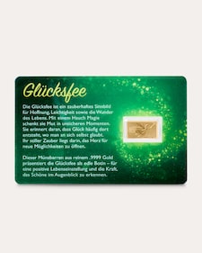 Produktabbildung für Goldmünzbarren Glücksfee 2027