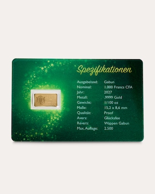 Produktabbildung 2 für Goldmünzbarren Glücksfee 2027