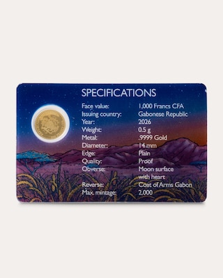 Produktabbildung 2 für Goldmünze Love you to the Moon III 2026